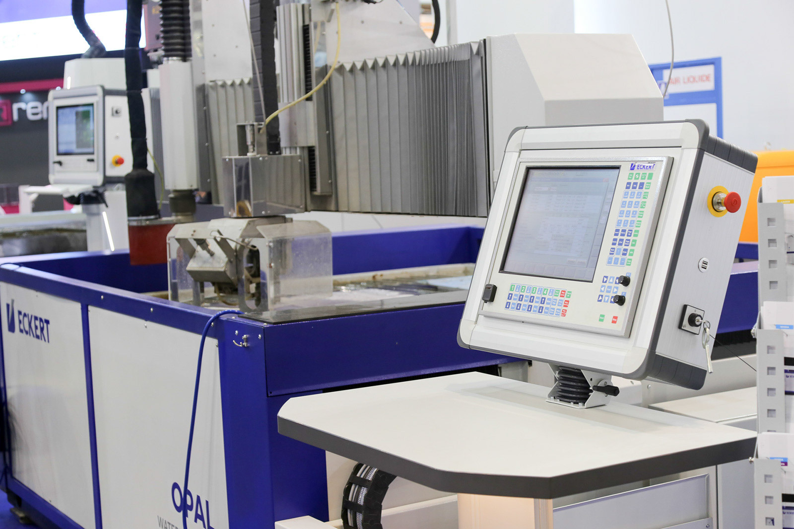 opal combo waterjet and plasma cnc cutting machnie 