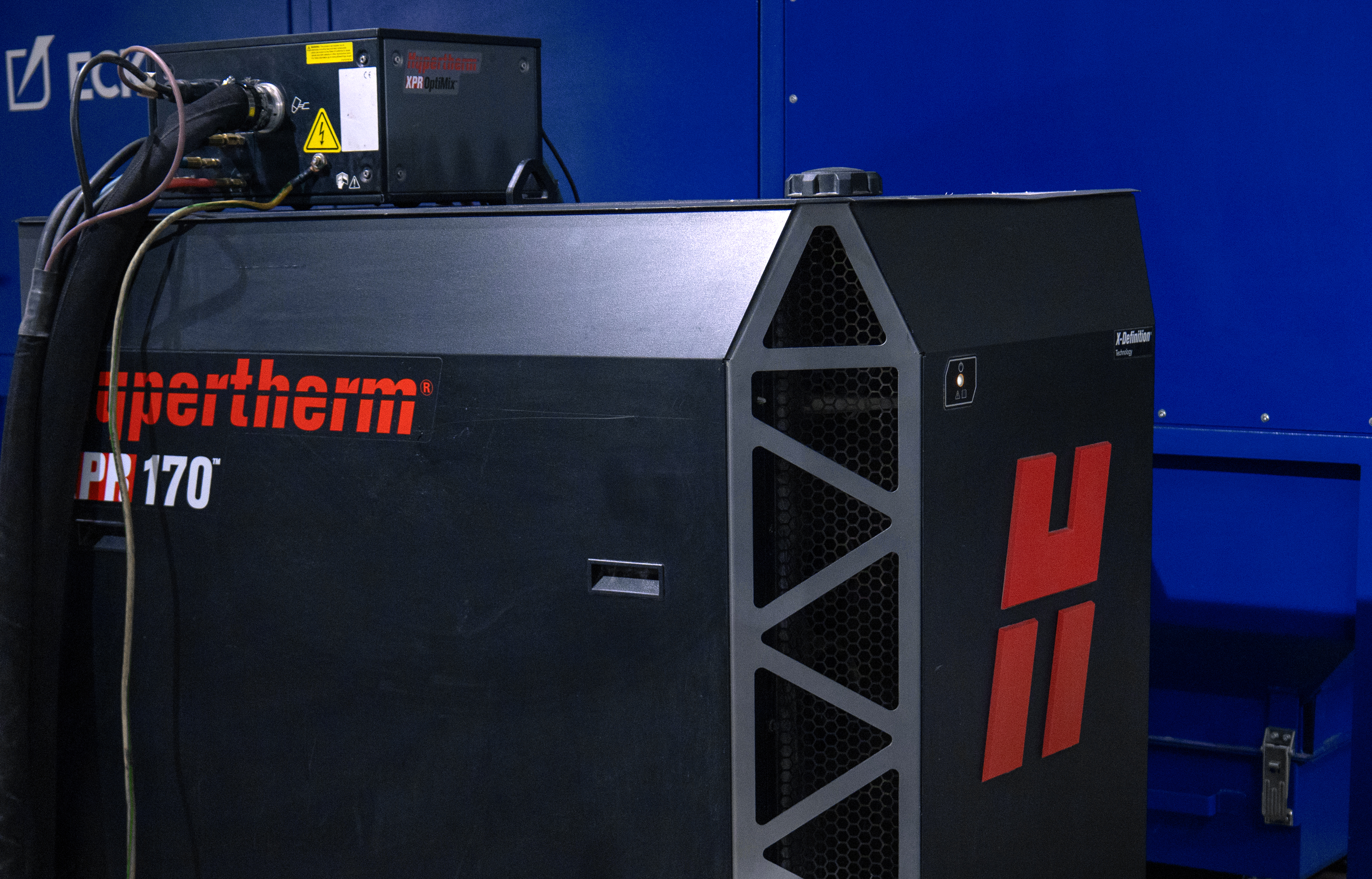 Agregat plazmowy Hypertherm stosowany w systemach cięcia plazmowego CNC