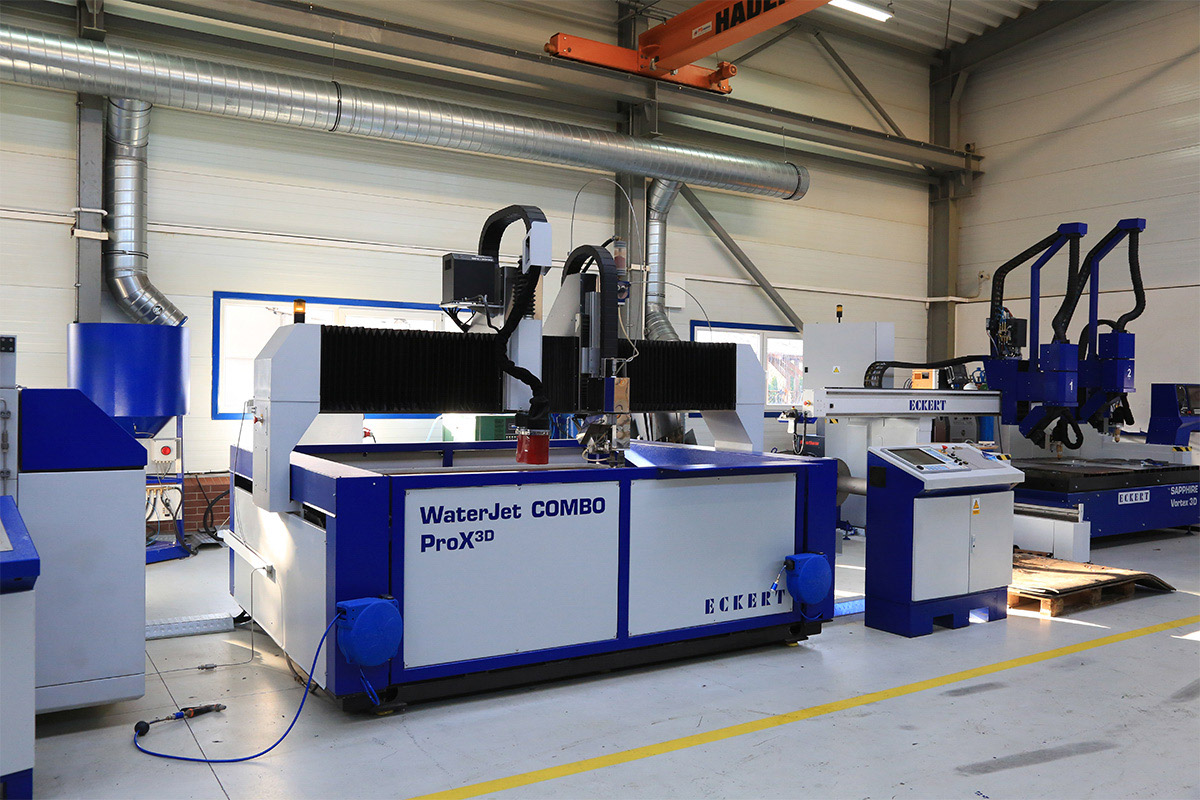 opal combo waterjet and plasma cnc cutting machnie 